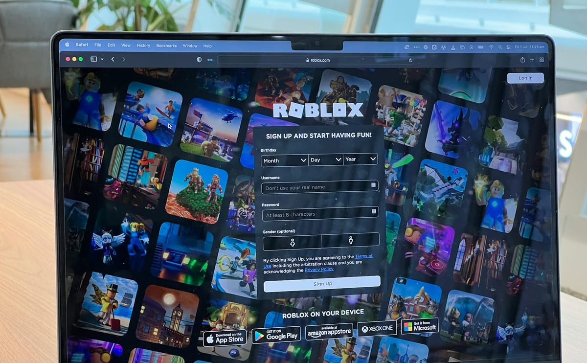 Roblox platform reflecting strong fourth-quarter bookings and user growth results