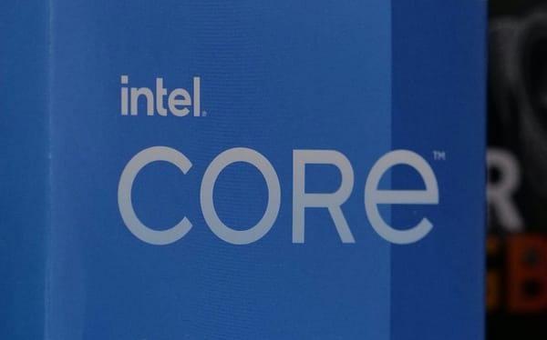 Intel and AMD semiconductor branding imagery representing competitive dynamics in the chip sector following Intel’s earnings release and market reaction.